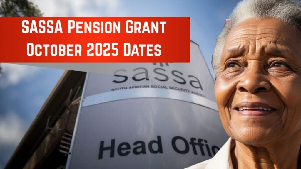 October 2025 SASSA Pension Grant